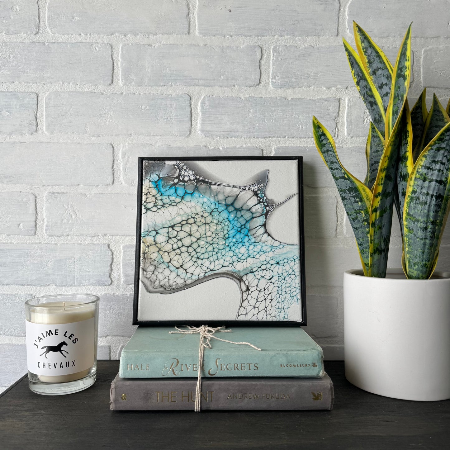 No. 10 Black Framed 8 x 8 Artwork