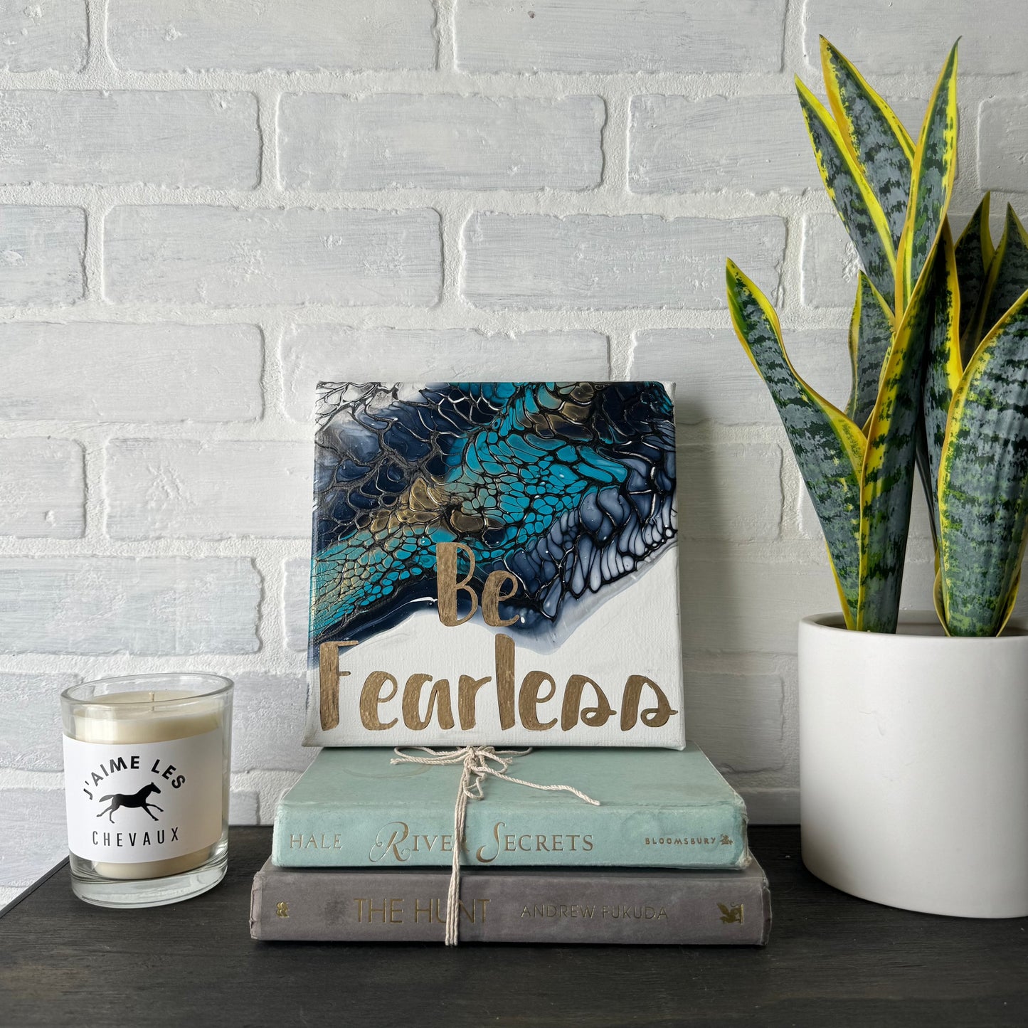 No. 02 Be Fearless 8x8 Artwork