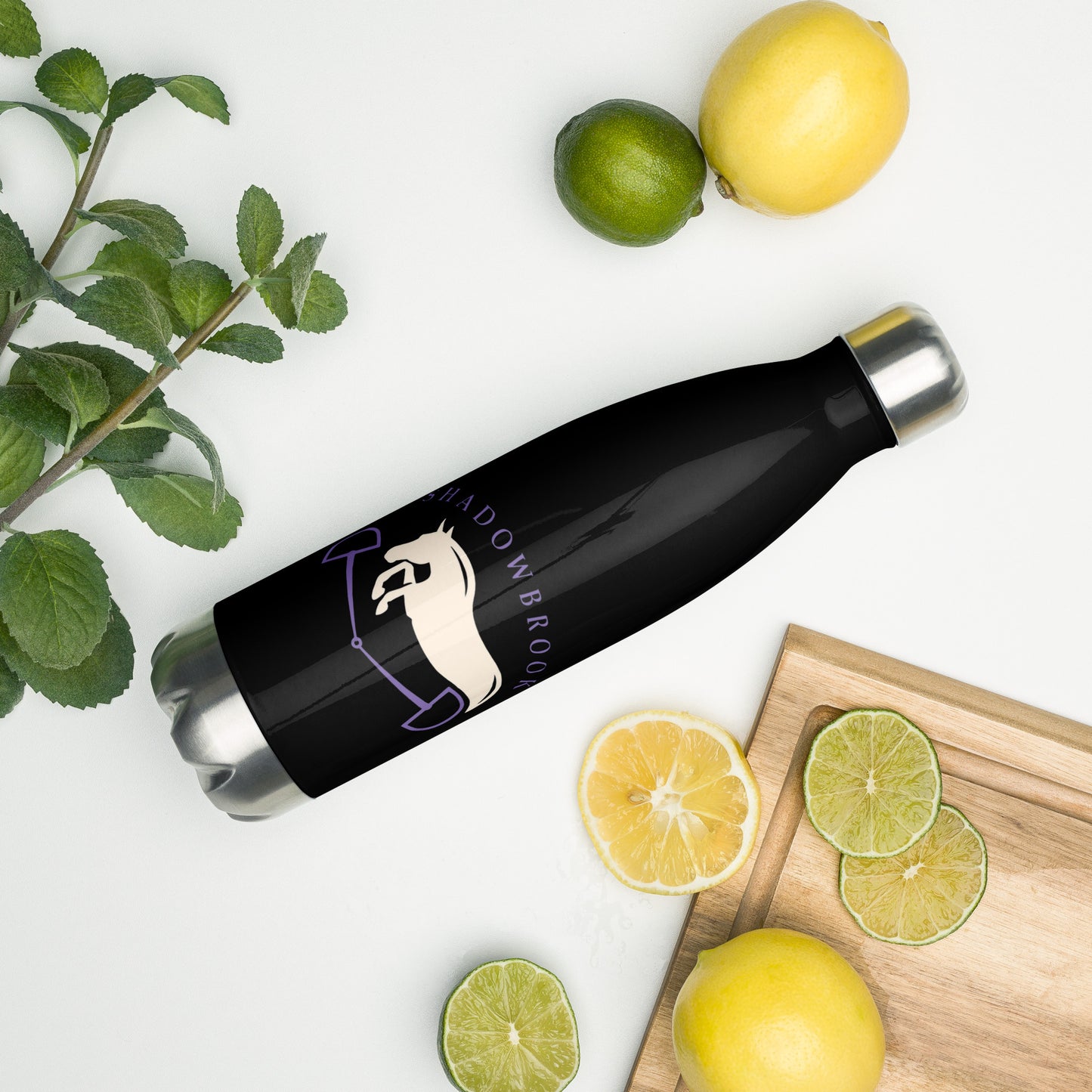 Shadowbrook Stables Stainless steel water bottle