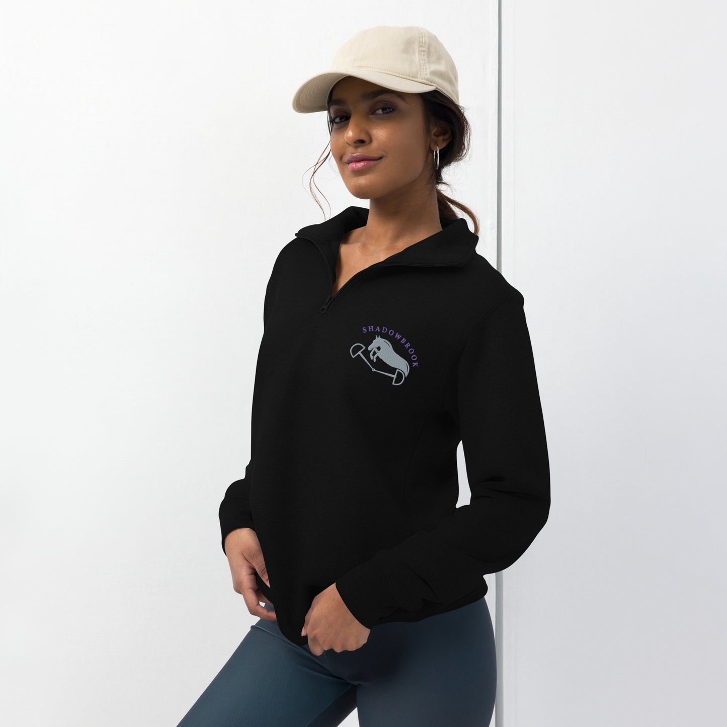 Shadowbrook Stables Black Unisex fleece pullover