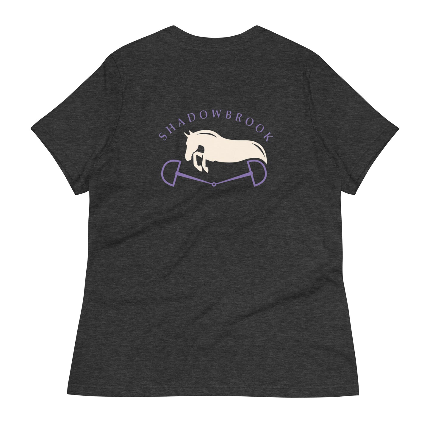 Shadowbrook Stables Dark Grey T-Shirt - Large Logo Back