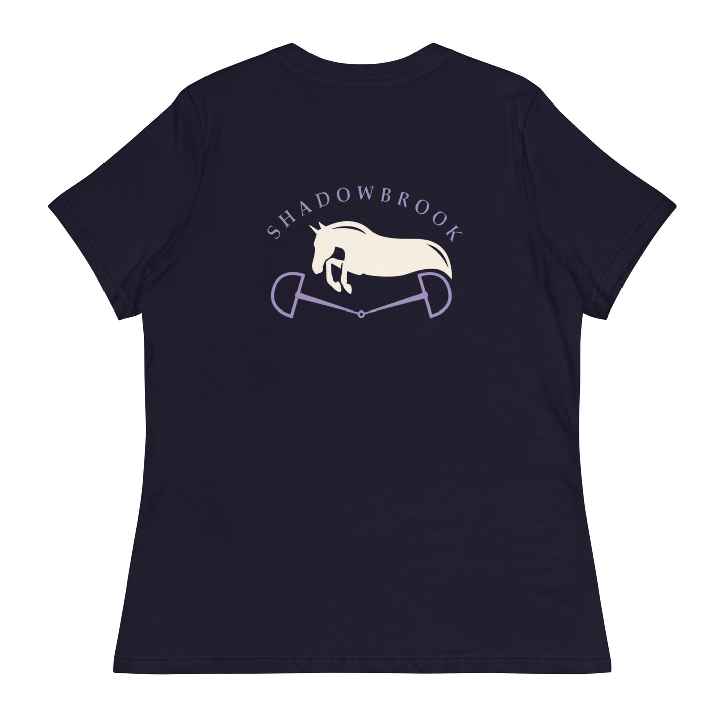 Shadowbrook Stables Navy T-Shirt - Large Logo Back
