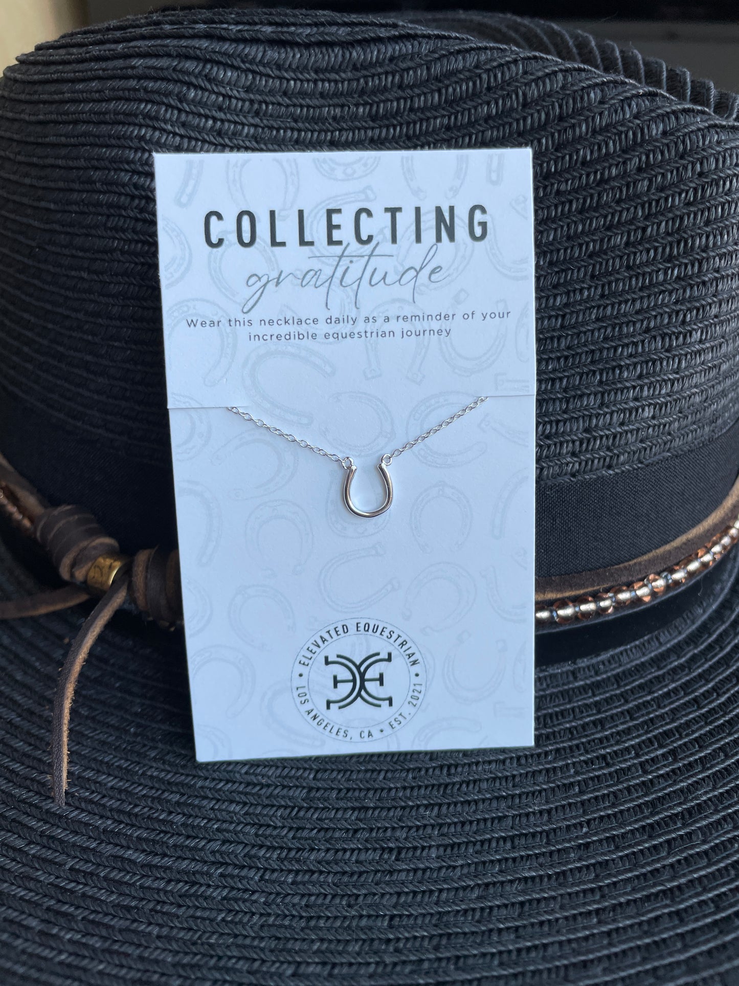 Horse Shoe Necklace - Sterling Silver