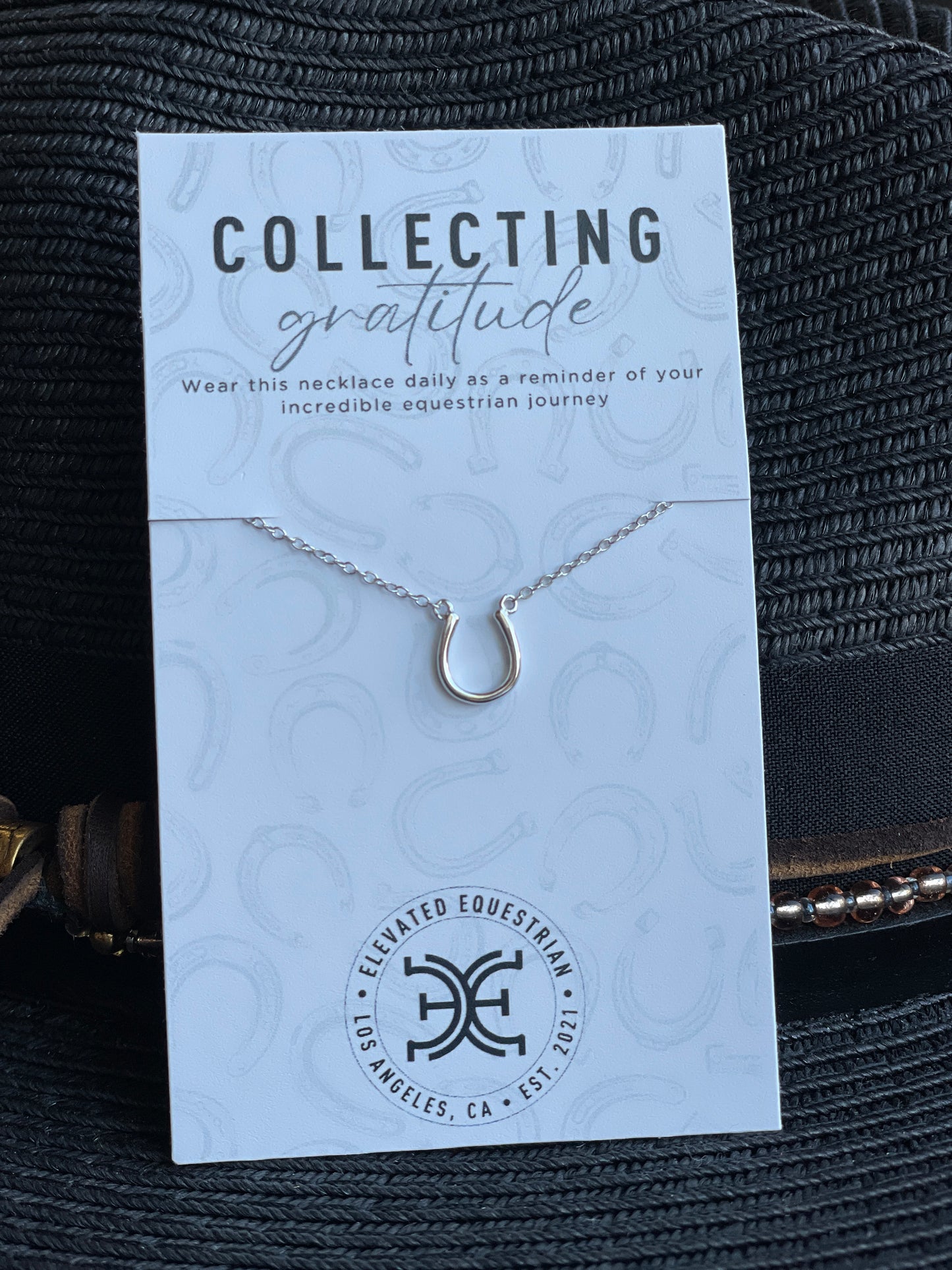 Horse Shoe Necklace - Sterling Silver