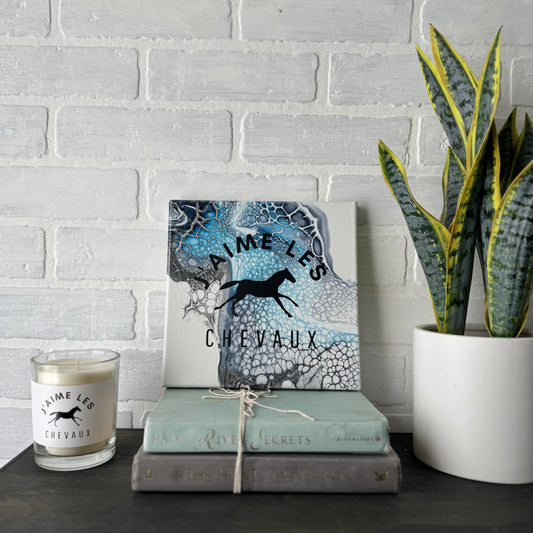 [SOLD OUT] No. 06 I Love Horses 8x8 Artwork