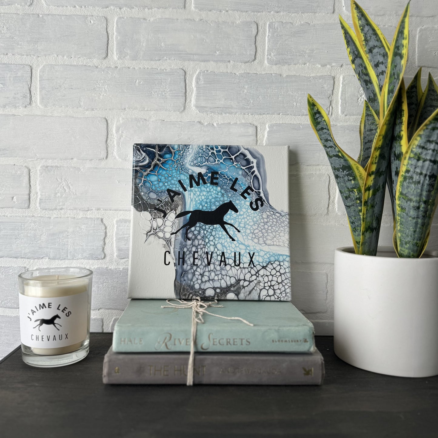 [SOLD OUT] No. 06 I Love Horses 8x8 Artwork