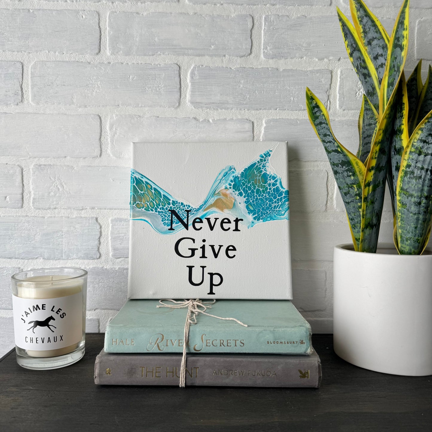 [SOLD OUT] No. 04 Never Give Up 8x8 Artwork