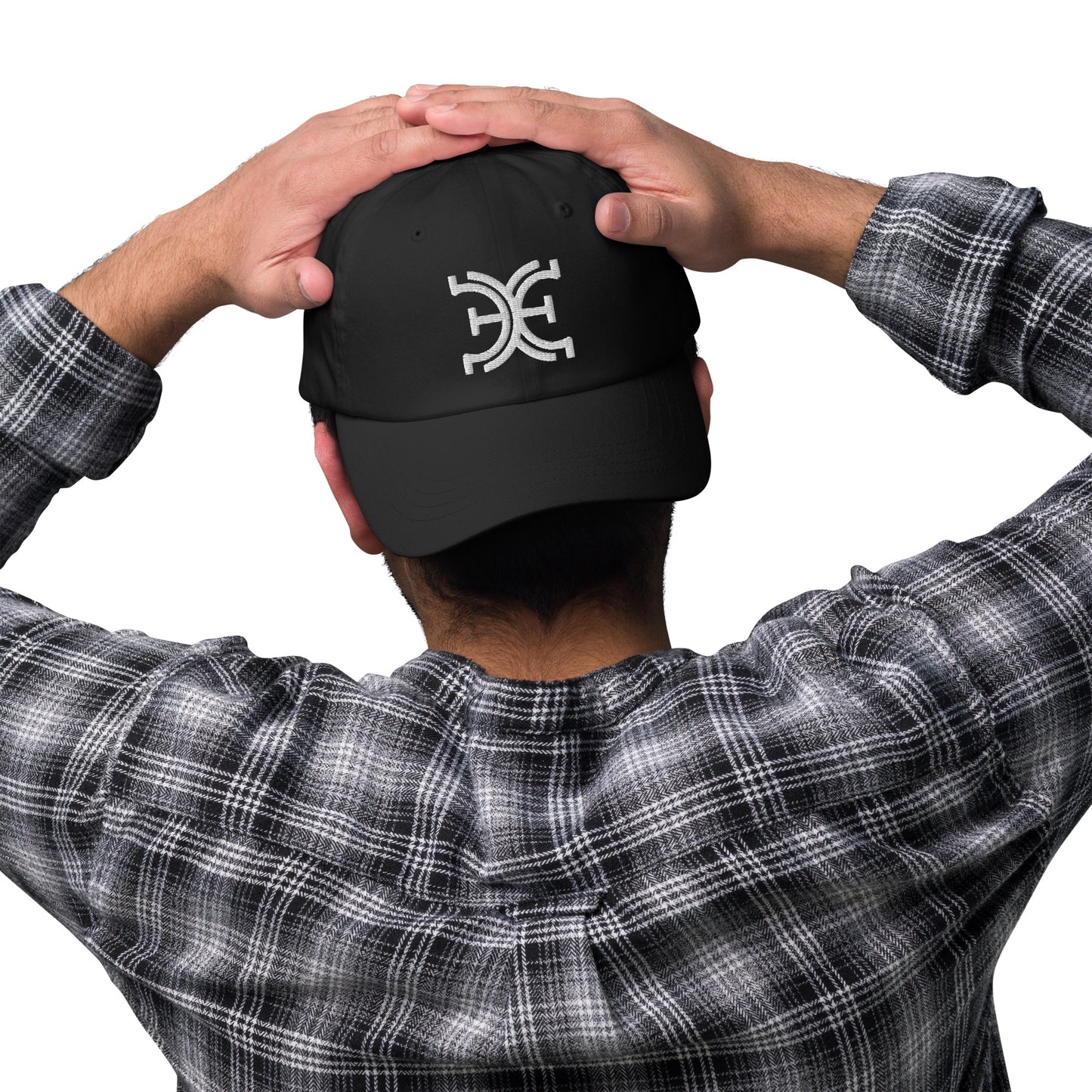 Elevated Equestrian Logo Black Dad hat