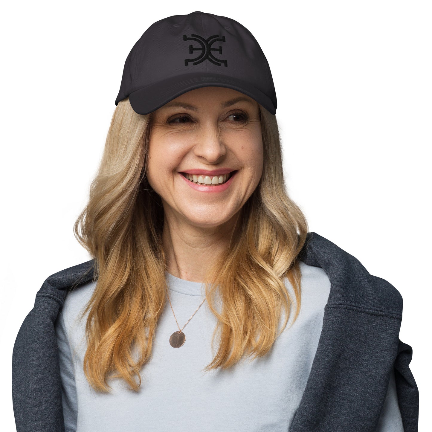 Elevated Equestrian Logo Dark Grey Dad hat