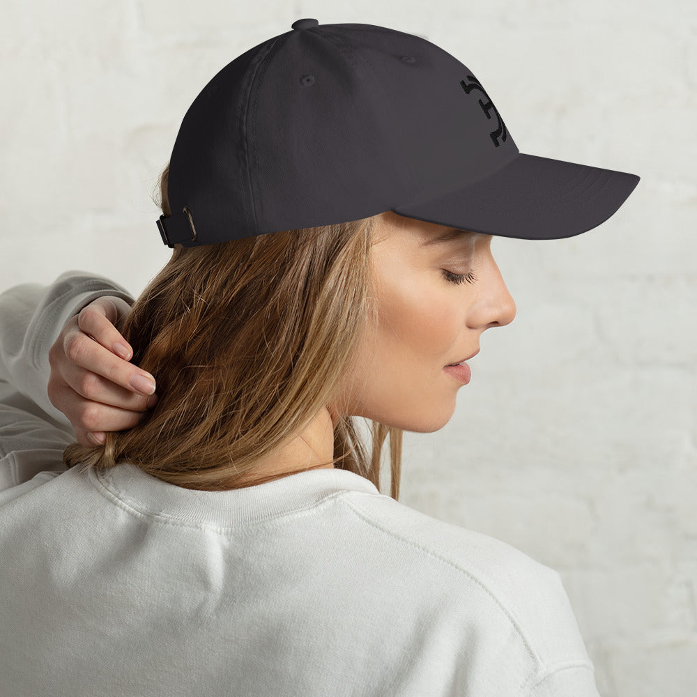 Elevated Equestrian Logo Dark Grey Dad hat