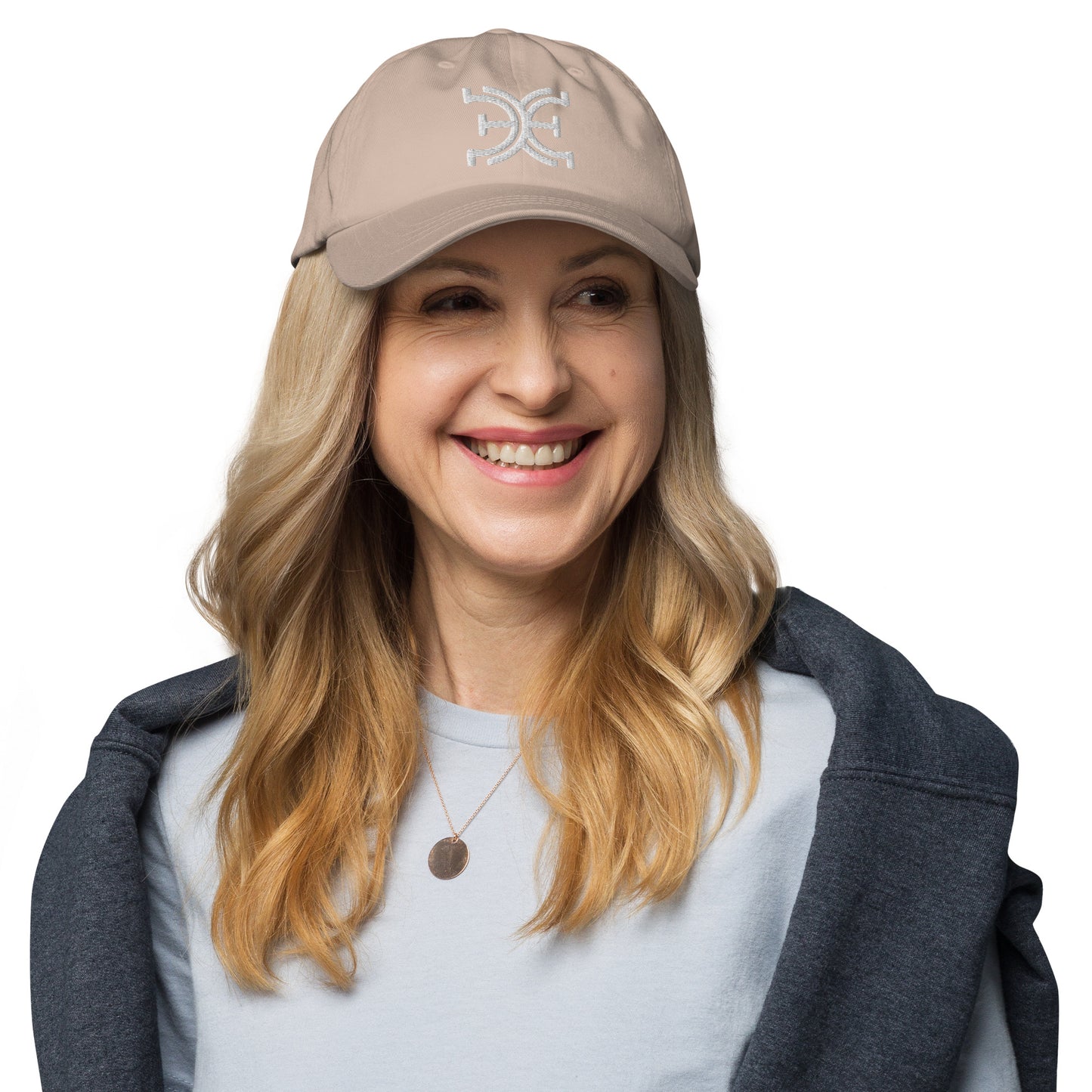 Elevated Equestrian Logo Tan Dad hat