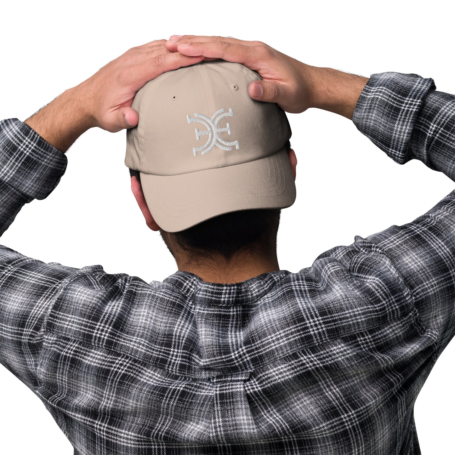 Elevated Equestrian Logo Tan Dad hat