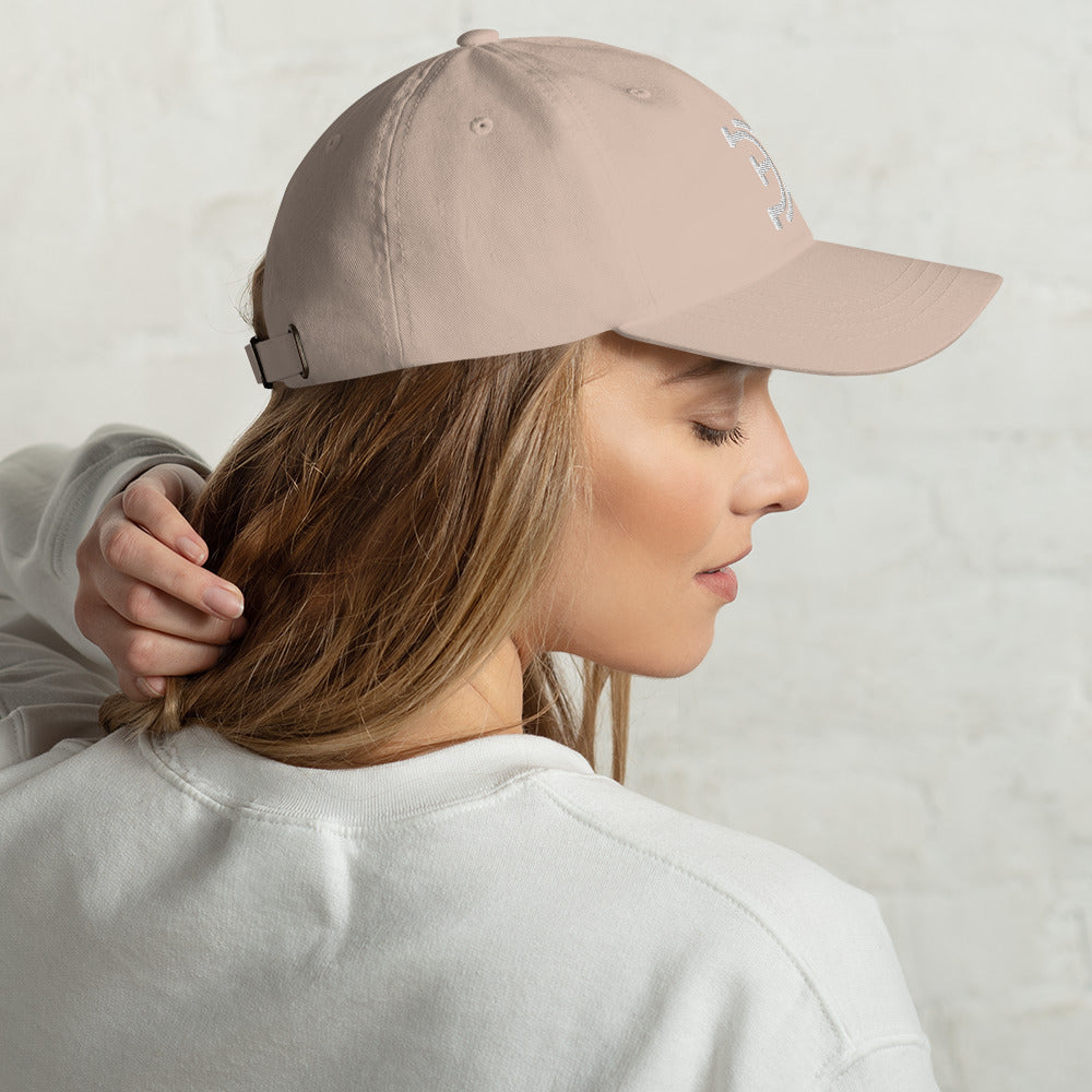 Elevated Equestrian Logo Tan Dad hat