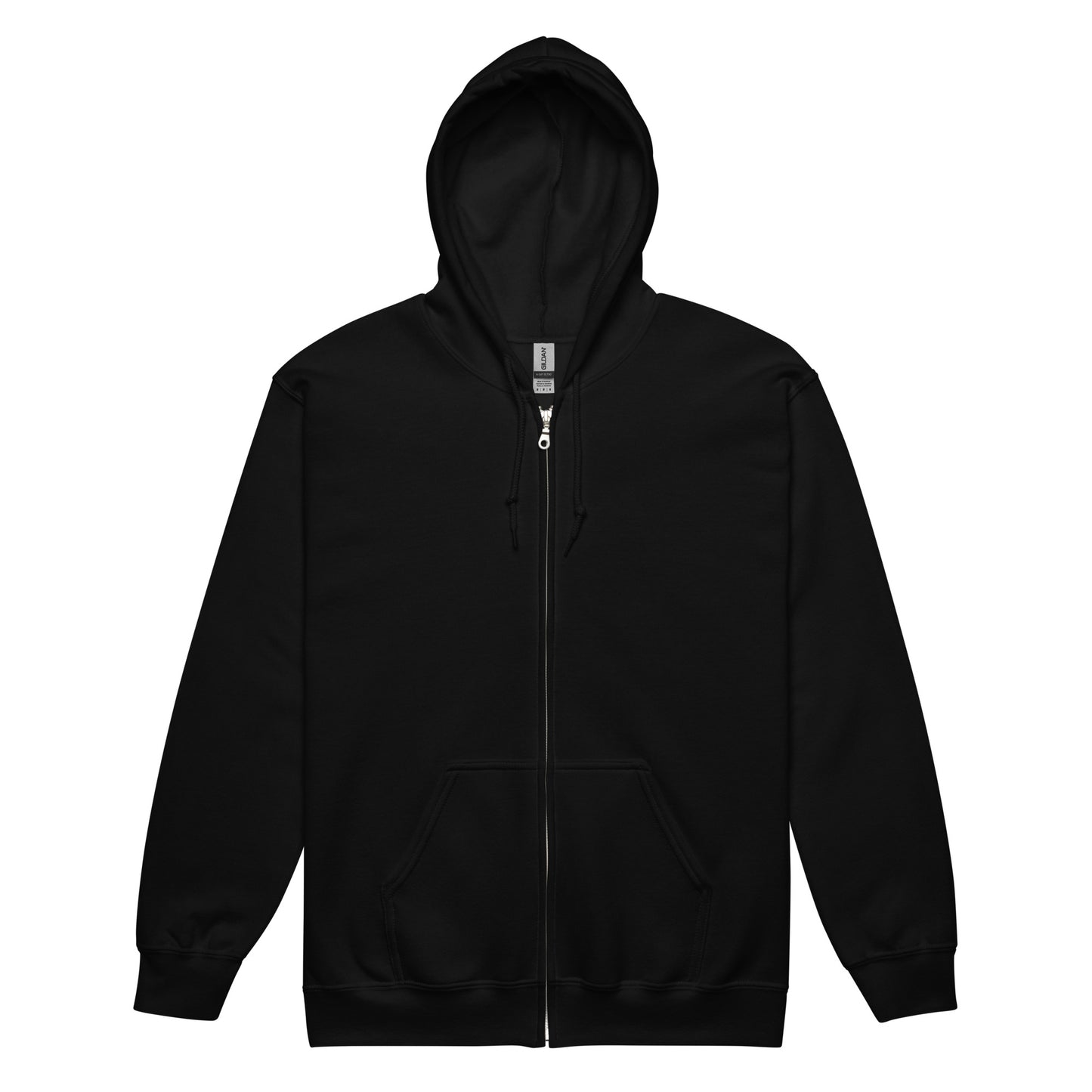 Elevated Equestrian Riding Club Black Unisex Zip-up Hooded Sweatshirt