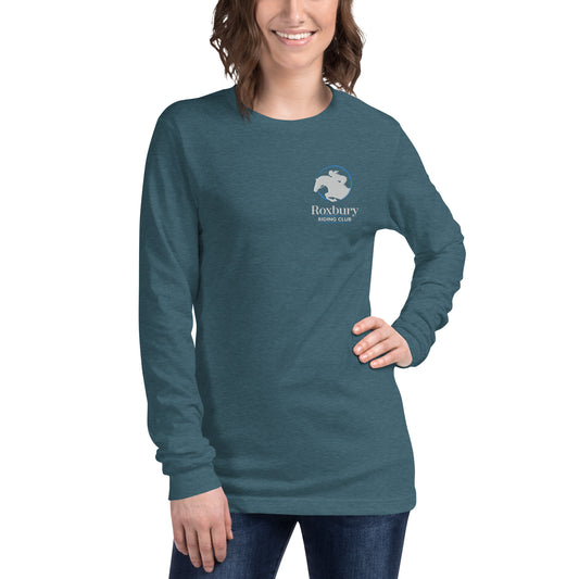 Roxbury Riding Club Teal Unisex Long Sleeve Tee