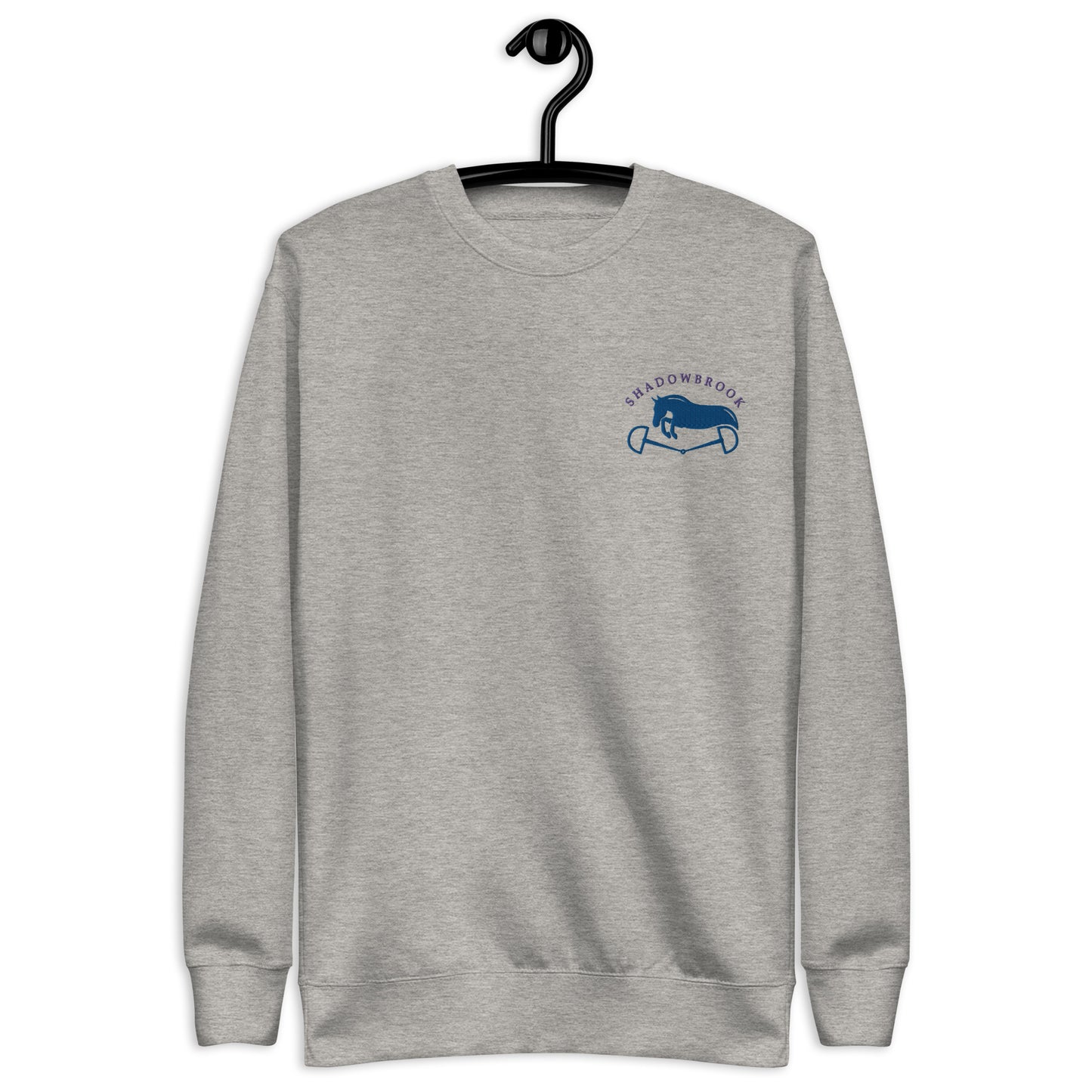 Shadowbrook Stables Light Grey Unisex Crew Sweatshirt