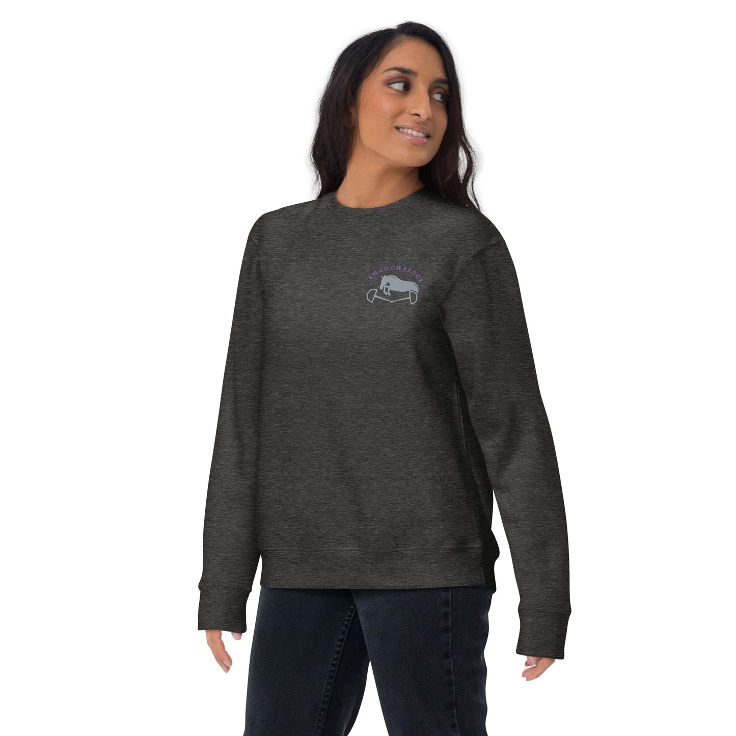 Shadowbrook Stables Dark Grey Unisex Crew Sweatshirt