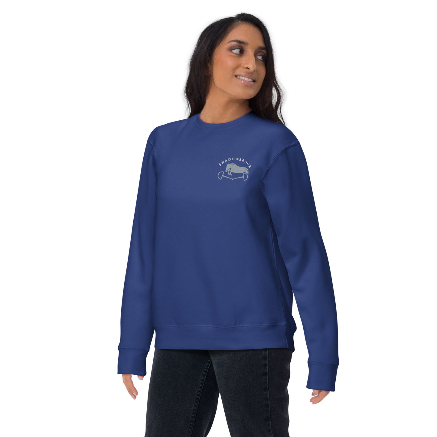 Shadowbrook Stables Royal Blue Unisex Crew Sweatshirt