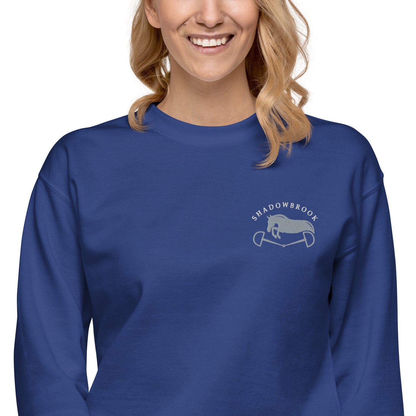 Shadowbrook Stables Royal Blue Unisex Crew Sweatshirt