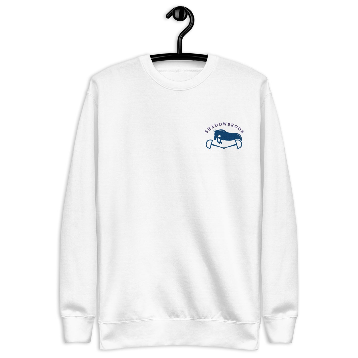 Shadowbrook Stables White Unisex Crew Sweatshirt
