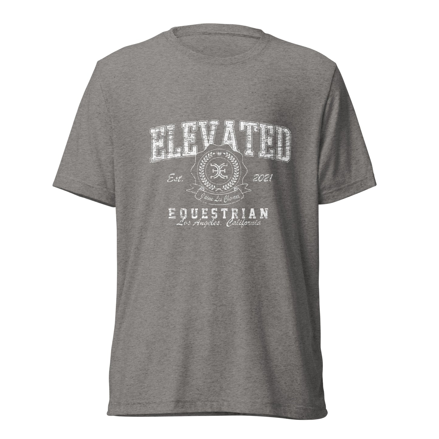 Elevated Equestrian Grey Unisex Short Sleeve T-shirt