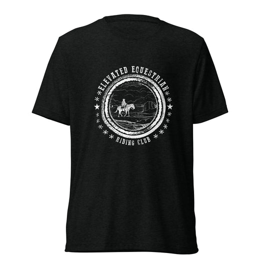 Elevated Equestrian Riding Club Black Unisex Short Sleeve T-shirt