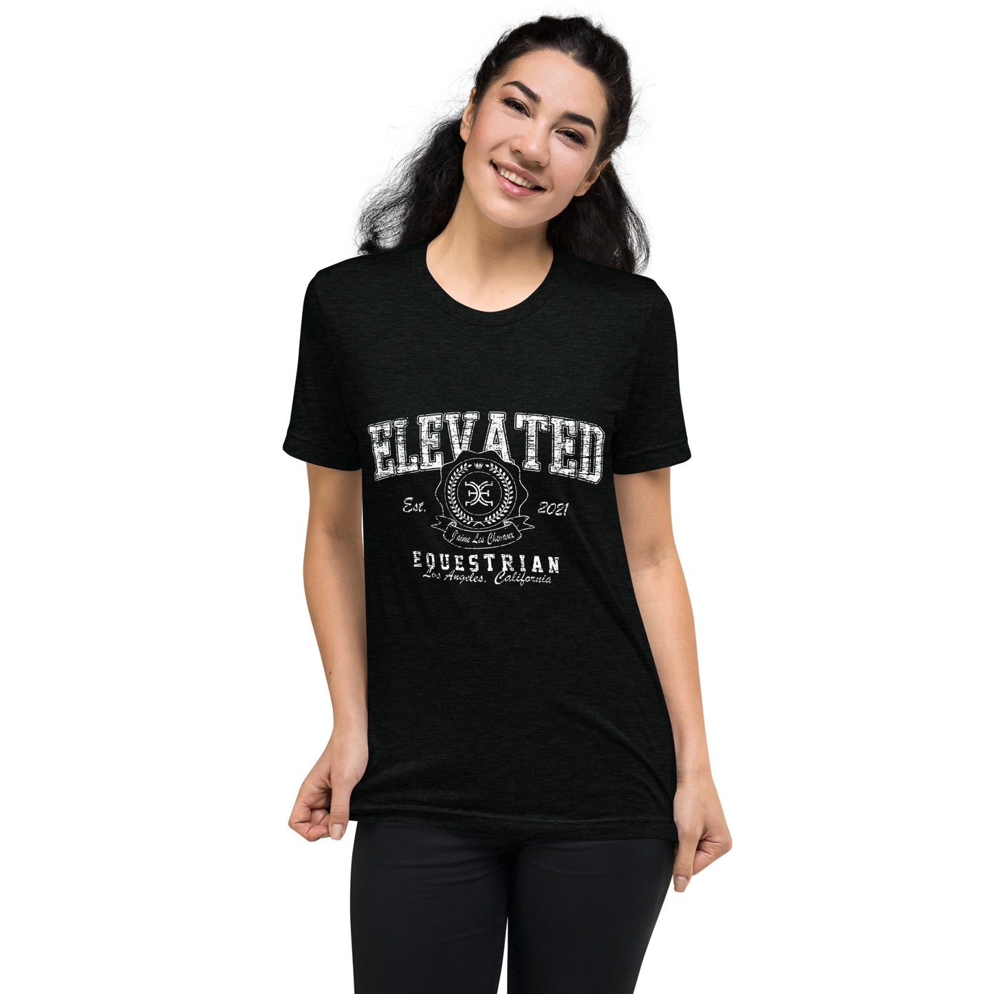 Elevated Equestrian Black Unisex Short Sleeve T-shirt
