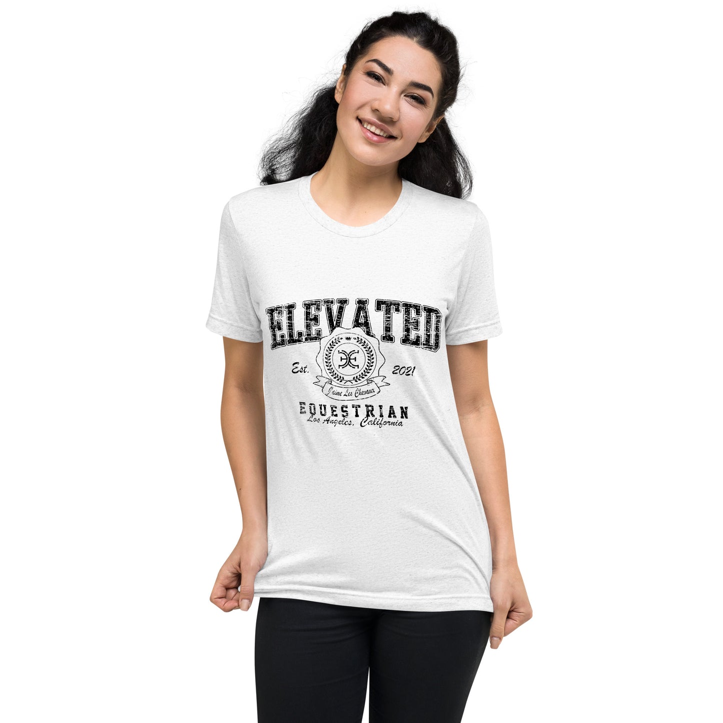 Elevated Equestrian White Unisex Short Sleeve T-shirt