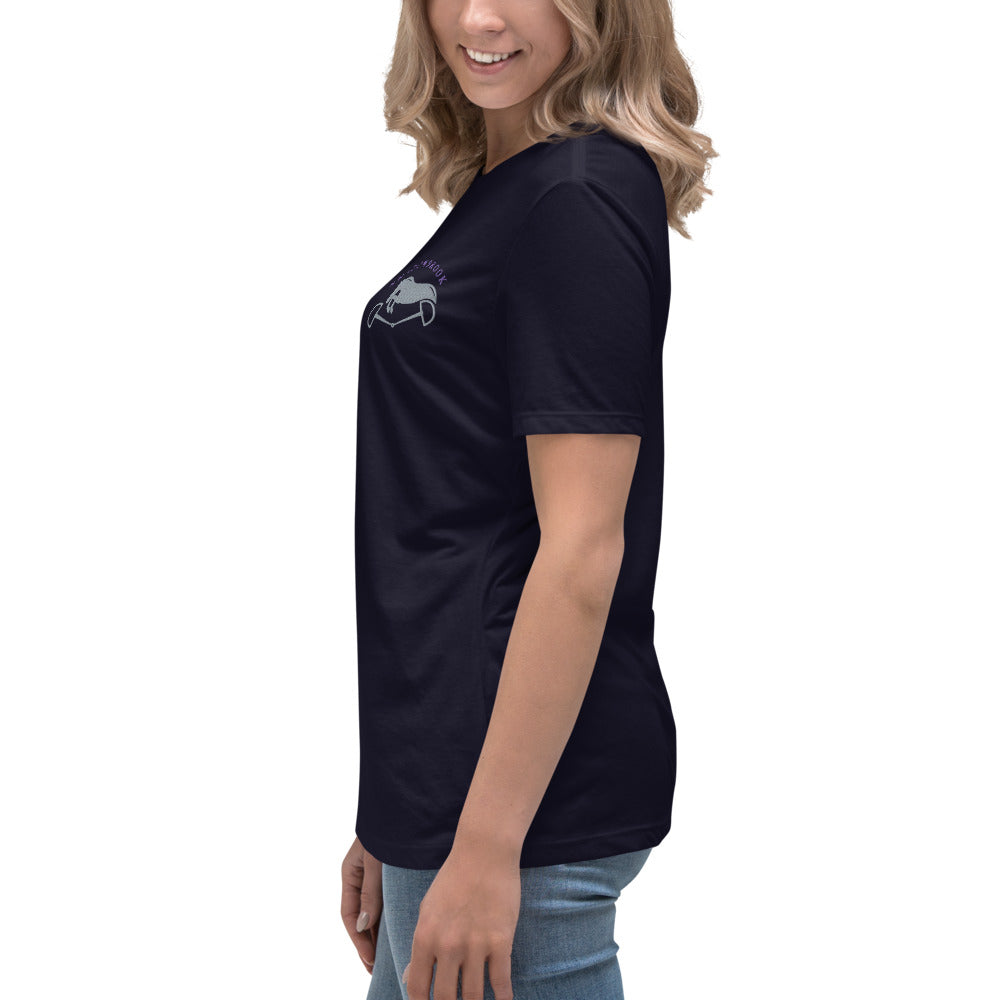 Shadowbrook Stables Navy T-Shirt - Small Logo Front